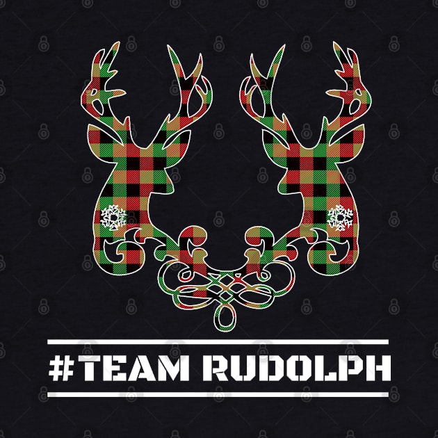 Christmas Team Rudolph by Merch Manias